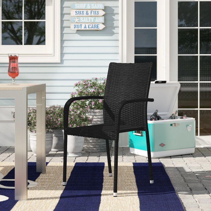 Balkene Home Stacking Patio Dining Chair & Reviews Wayfair